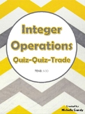Integer Operations (TEKS 6.3D) Quiz-Quiz-Trade