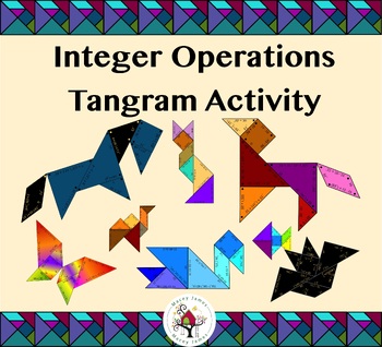 Preview of Integer Operations Tangram Activity