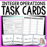 Integer Operations Task Cards