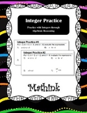 Integer Practice Bundle