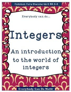 Preview of Integer Practice:  Homework or Worksheets