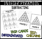 Integer Pyramids - Subtraction