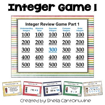 Preview of Integer Game 1