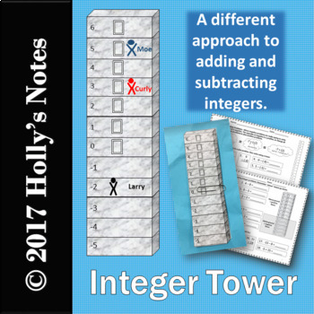 Preview of Integer Tower - Adding and Subtracting Integers