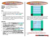 Integer Trails Subtraction - 7th Grade Math Game [CCSS 7.NS.A.3]