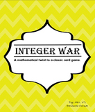 Integer War Cards