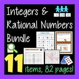 Integers and Rational Number Bundle - 8 items!
