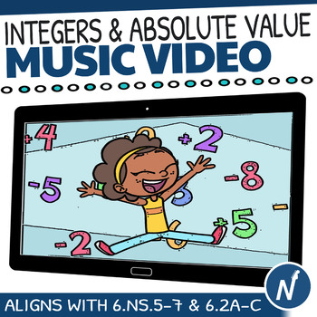 Preview of Integers & Absolute Value | Adding & Subtracting Integers Music Video