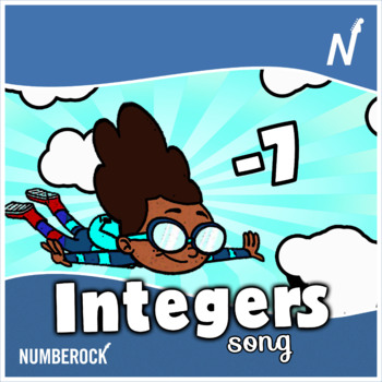 Preview of Integers & Absolute Value Song + Lyrics & Worksheet | 5th-6th Grade Activity