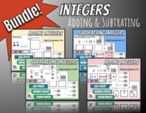 Integers (Adding & Subtracting) BUNDLE - Digital Assignments