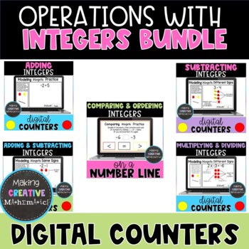 Preview of Integer Operations using Counters Digital