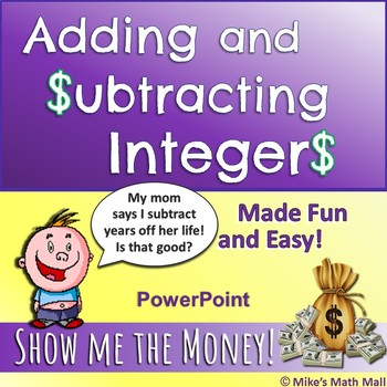 Preview of Adding and Subtracting Integers Made Easy (PowerPoint Only)