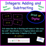 Integers: Adding and Subtracting