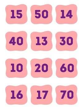 Preview of Integers Card Sort