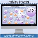 Adding Positive & Negative Numbers Digital Notebook