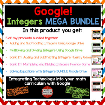 Preview of Integers MEGA BUNDLE on Google Drive