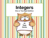 Integers-One or Two Digit Addition-Grades 6-8