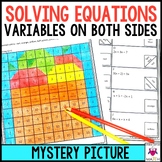 Solving Equations with Variables on Both Sides Activity Wo
