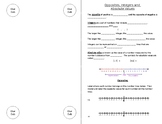 Integers, Opposites and Absolute Value Lesson Foldable