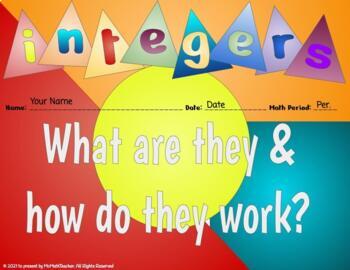 Preview of Integers: What they are and how they work Interactive Slideshow with audio