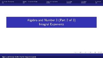 Preview of Integral Exponents (Math 10C AN3 Part 2 of 3)