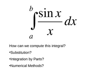 Preview of Integral PowerPoint