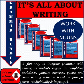 Preview of Integrate Grammar with Writing - BUNDLE - WORK with NOUNS