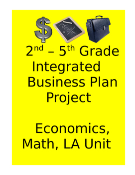 Preview of UPDATED Economics Integrated Project Based Learning Unit