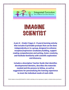 Preview of Integrated Curriculum: Imagine Scientist Drawing Activity