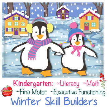 Preview of Integrated: Fine-Motor, Literacy, Math, Executive Function: Winter Skill Builder