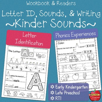 Preview of Integrated Letter ID, Phonics, Reading, Handwriting:  Daily Work & Reader