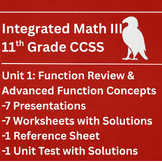 Integrated Math 3 - Unit 1: Function Review & Advanced Function Concepts