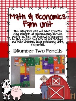Preview of Integrated Math & Economics Farming Unit