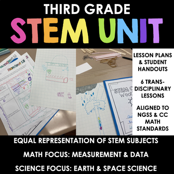 Preview of Integrated STEM Unit - Weather and Data