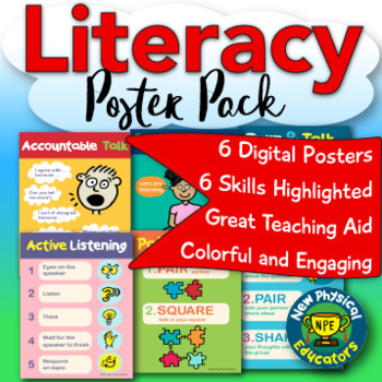 Preview of Integrating Literacy Poster Bundle