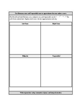 Preview of Integration Review Worksheet