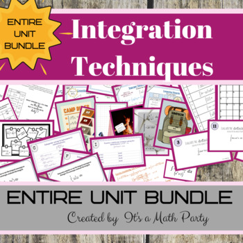 Preview of Integration Techniques (Calculus) - ENTIRE UNIT BUNDLE