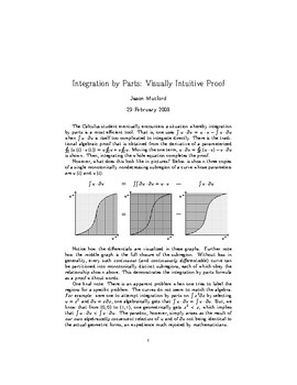 Preview of Integration by Parts - Visual Proof