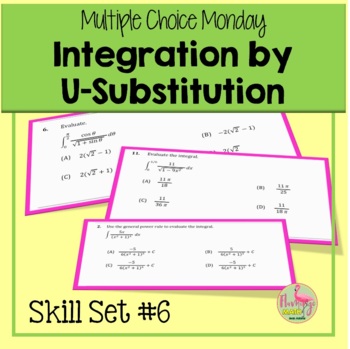 Preview of Integration by U-Substitution AP Calculus Exam Prep