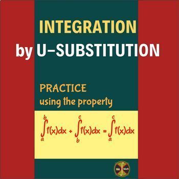 Preview of Integration by u-substitution - Practice (full solutions)-Distance Learning