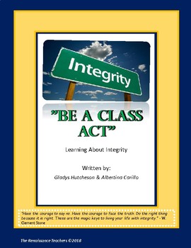 Preview of Integrity: Be A Class Act