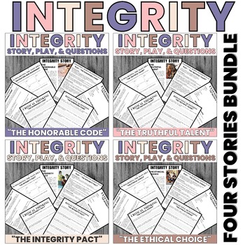 Preview of Integrity | Honor | Truthful | Pact | Ethics | Stories | Plays | Bundle