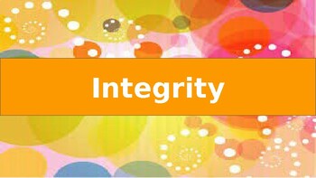 Preview of Integrity lesson PPT with links