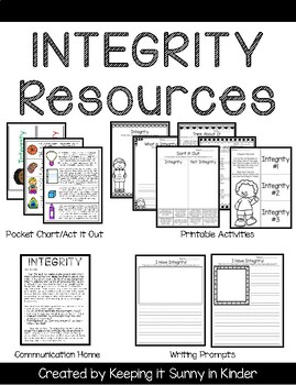 Preview of Integrity Resources mini unit