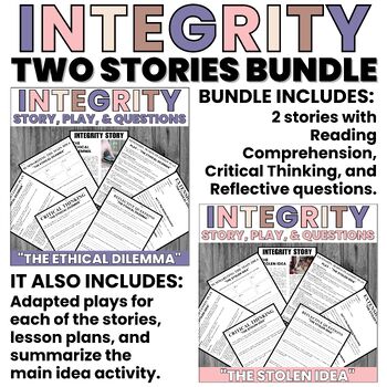 Preview of Integrity and Honesty | Ethics and Stolen Idea | Stories | Plays | Bundle