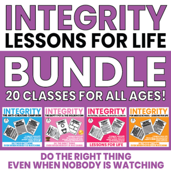 Preview of Integrity and Honesty | Lessons for Life BUNDLE