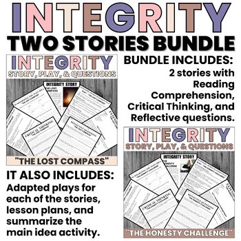 Preview of Integrity and Honesty | Lost Compass and Honesty | Stories | Plays | Bundle