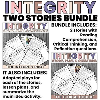 Preview of Integrity and Honesty | Pact and Ethical Choice | Stories | Plays | Bundle