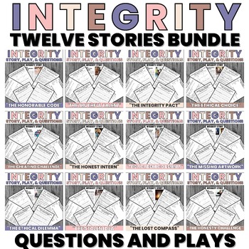 Preview of Integrity and Honesty | Stories | Questions | Plays | COMPLETE BUNDLE
