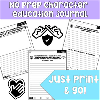 Integrity and Honesty Writing Prompts: Character Education | TPT